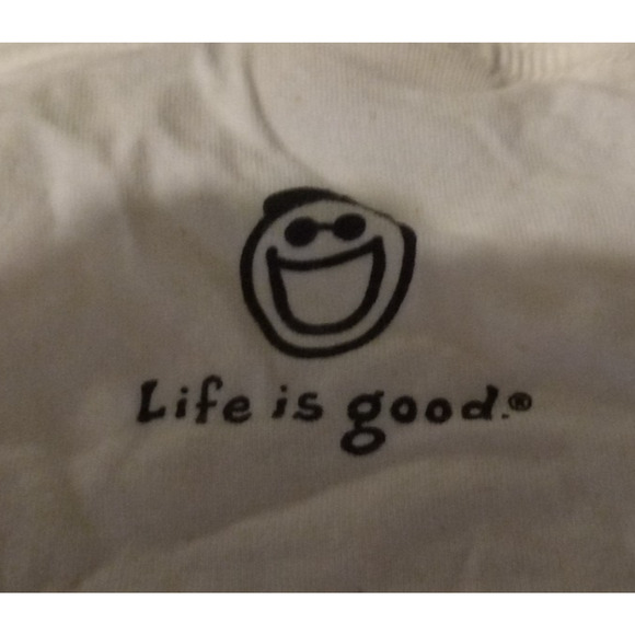 Life Is Good Size 2XL White All Terrain Vehicle Golf T-shirt - Picture 4 of 5